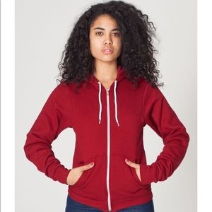 American Apparel Zip Hoodie